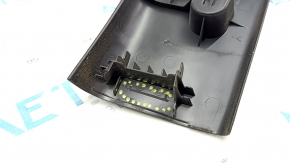 Door sill trim rear right Honda Accord 13-17 black, worn, broken mount