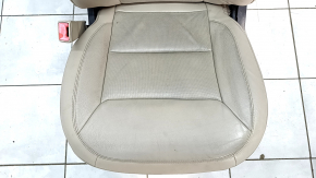 Driver's seat Ford Explorer 20- with AIRBAG, beige leather, electric, heating, ventilation, dented, for dry cleaning