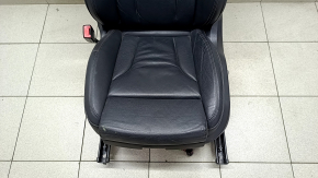 Driver's seat Audi Q5 8R 09-17 with airbag, electric, leather black, dents on leather
