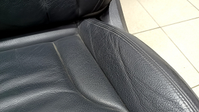 Driver's seat Audi Q5 8R 09-17 with airbag, electric, leather black, dents on leather
