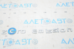 Emblem inscription Zero Emission front door left Nissan Leaf 18-22
