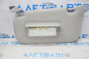 Left visor Nissan Leaf 18 - gray with backlight without hook for cleaning