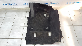 Floor covering front left Ford Explorer 20 - black, needs cleaning, broken foam