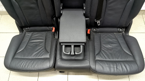 Rear row of seats 2nd row Audi Q5 8R 09-17 leather, black, scratches