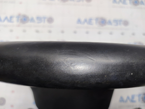 Naked steering wheel VW Passat b7 12-15 USA leather, black, scratches, small bumps, worn