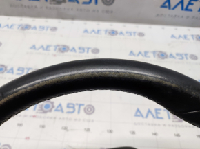 Naked steering wheel VW Passat b7 12-15 USA leather, black, scratches, small bumps, worn