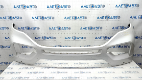Front bumper upper part Ford Explorer 20 - for parking sensors, white AZ, scratch, dented, broken mount