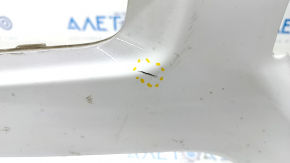 Front bumper upper part Ford Explorer 20 - for parking sensors, white AZ, scratch, dented, broken mount