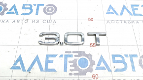 Emblem badge rear "3.0t" Audi Q5 8R 09-17