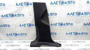 Center pillar trim lower left Audi Q5 8R 09-17 black, scratches