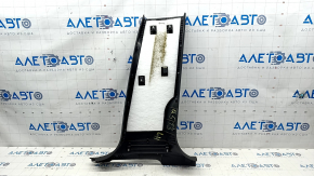 Center pillar trim lower left Audi Q5 8R 09-17 black, scratches