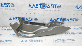 Center console trim without cup holders Ford Escape MK3 13-16 silver, scratches, broken mount