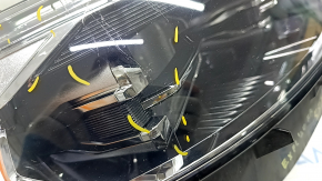 Front right headlight complete Ford Explorer 20- LED, sand, scratches