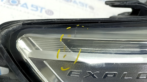 Front right headlight complete Ford Explorer 20- LED, sand, scratches