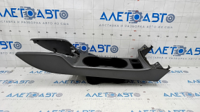 Center console trim cup holders Ford Escape MK3 13-16 gray, crack on mount