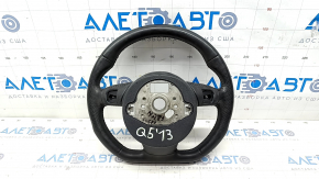 Bare steering wheel Audi Q5 8R 13-17 leather black S-line, scratches, dents