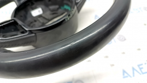 Bare steering wheel Audi Q5 8R 13-17 leather black S-line, scratches, dents