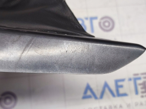 Gear knob Kia Optima 14-15 rest rubber black, scratches, cracked leather on the cover, broken mount
