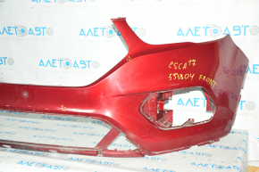 Front bumper bare Ford Escape MK3 17-19 rest red RR, scratches