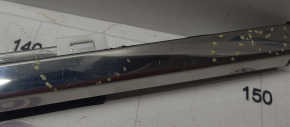 Molding door-glass central rear left Lexus RX350 RX450h 10-15 chrome, minor scratches