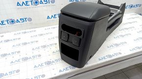 Central console armrest and cup holders Ford Explorer 20 - black, scratches, peeling coating