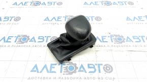 Gear knob Audi Q5 8R 12-17 S-line, perforated, black, leather, worn