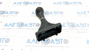 Gear knob Audi Q5 8R 12-17 S-line, perforated, black, leather, worn