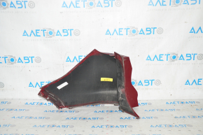 Rear bumper bare right Ford Escape MK3 17-19 rest, red RR