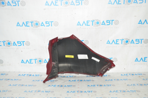 Rear bumper bare left Ford Escape MK3 17-19 rest, red RR