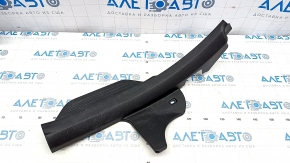 Door sill trim rear right Hyundai Sonata 11-15 black, type 1, worn