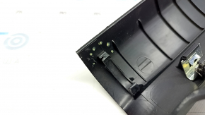 Door sill trim rear right Hyundai Sonata 11-15 black, type 1, worn, broken fastening
