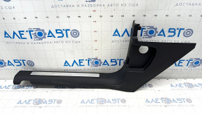 Door sill trim front left Ford Explorer 20 - black with chrome, worn, scratches, plastic turned white