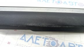 Door sill trim front left Ford Explorer 20 - black with chrome, worn, scratches, plastic turned white