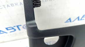 Door sill trim front left Ford Explorer 20 - black with chrome, worn, scratches, plastic turned white