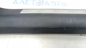 Door sill trim front right Ford Explorer 20 - black with chrome, scratches