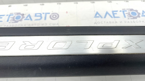 Door sill trim front right Ford Explorer 20 - black with chrome, scratches