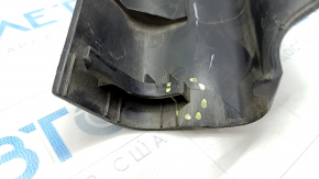 Door sill trim rear right Hyundai Sonata 11-15 black, type 2, worn, broken fastening