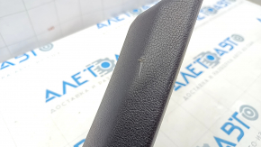 Door sill trim rear left Hyundai Sonata 11-15 black, with chrome trim, scratches