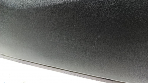 Door trim card front right Audi Q5 8R 09-17 black with gray insert, leather, Bang and Olufsen, scratches