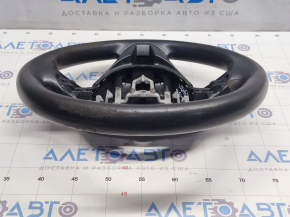 Steering wheel bare Mazda 3 14-16 BM dorest, rubber, black, worn