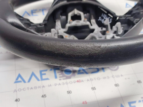 Steering wheel bare Mazda 3 14-16 BM dorest, rubber, black, worn
