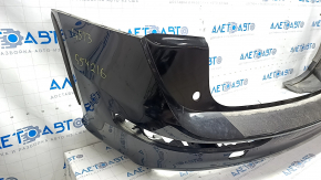 Bare rear bumper Audi Q5 8R 09-17 s-line, 2 pipes, without parking sensors, black, scratches