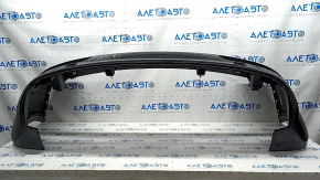 Bare rear bumper Audi Q5 8R 09-17 s-line, 2 pipes, without parking sensors, black, scratches