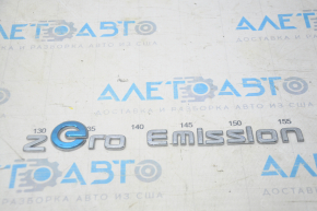 Emblem inscription Zero Emission front right door Nissan Leaf 18-22