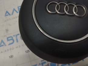 Airbag in steering wheel driver Audi Q5 8R 13-17 black S-line, peeling coating