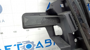 Radiator grill Audi Q5 8R 13-17 for parking sensors, matte + black gloss, black inserts, cracks