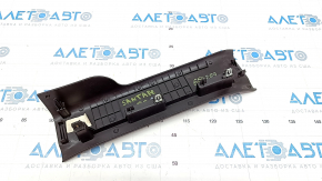 Door sill trim rear right Hyundai Santa FE Sport 13-18 dark brown, worn