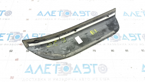 Door sill outer rear left Audi Q5 8R 09-17 S line black with chrome, scratches