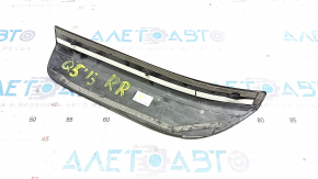 Door sill outer rear right Audi Q5 8R 09-17 S line black with chrome, scratches