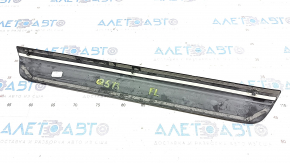 Door sill outer front left Audi Q5 8R 09-17 S line black with chrome, broken fastening, scratches